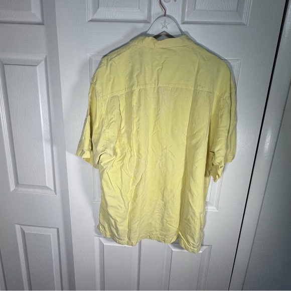 Elegant Yellow Silk Shirt tommy bahamma - Picture 6 of 8